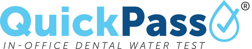 Quickpass in-office dental water test logo